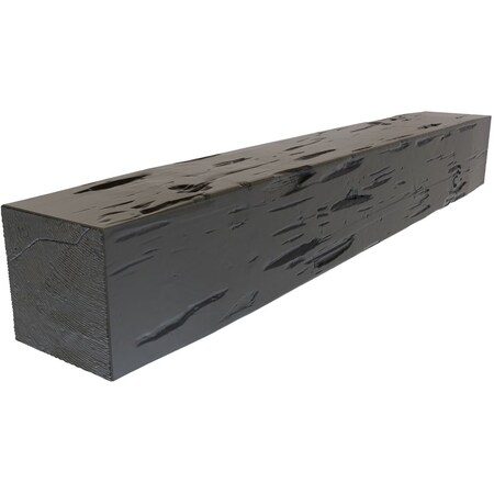 Ekena Millwork Pecky Cypress Faux Wood Fireplace Mantel, Burnished Cedar, 8"H x 8"D x 36"W MANUPC08X08X36BC
